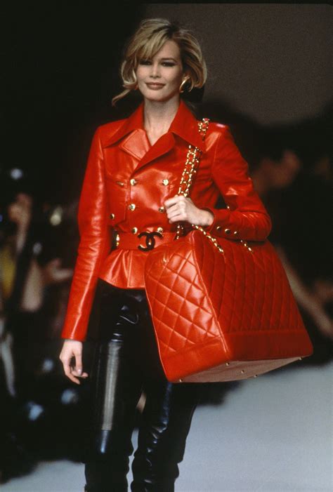 claudia schiffer chanel 1990s